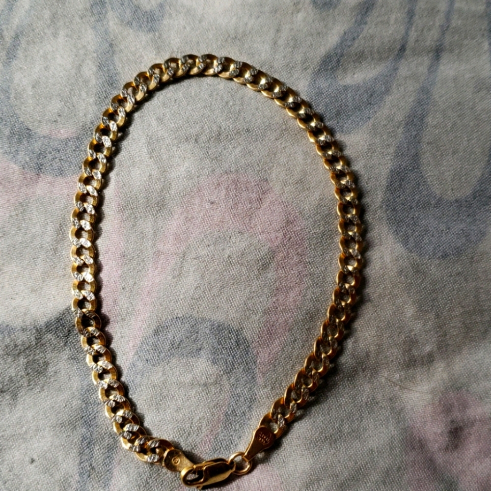 14k men's Italian gold bracelet